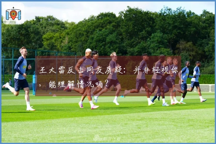 王大雷反击网友质疑：并非轻视你，能理解情况吗？