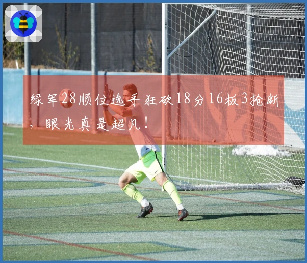 绿军28顺位选手狂砍18分16板3抢断，眼光真是超凡！