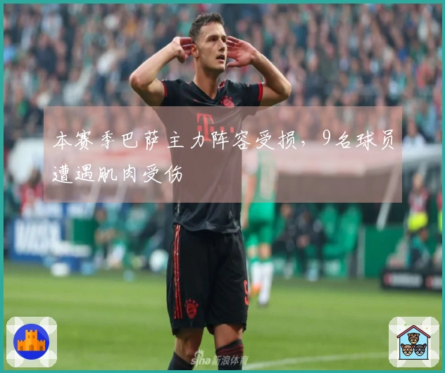 本赛季巴萨主力阵容受损，9名球员遭遇肌肉受伤